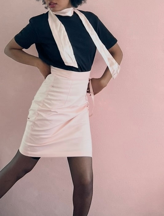 Silk Neck Scarf - Pink