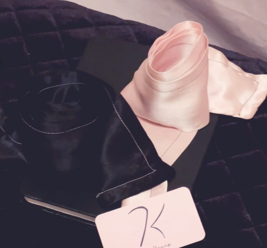 Silk Neck Scarf - Pink
